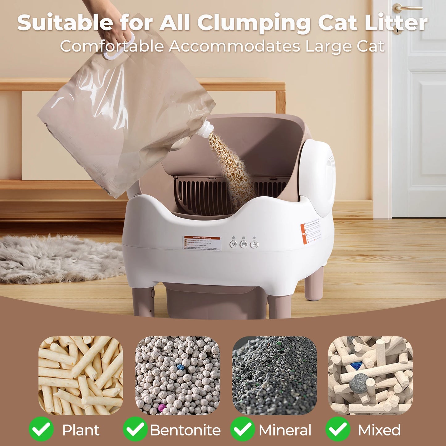 Automatic Self-Cleaning Cat Litter Box™
