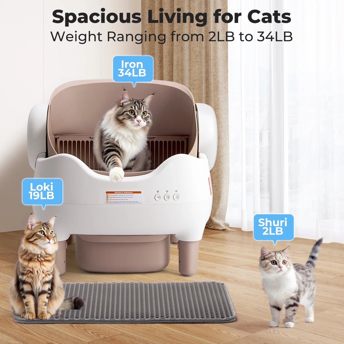 Automatic Self-Cleaning Cat Litter Box™