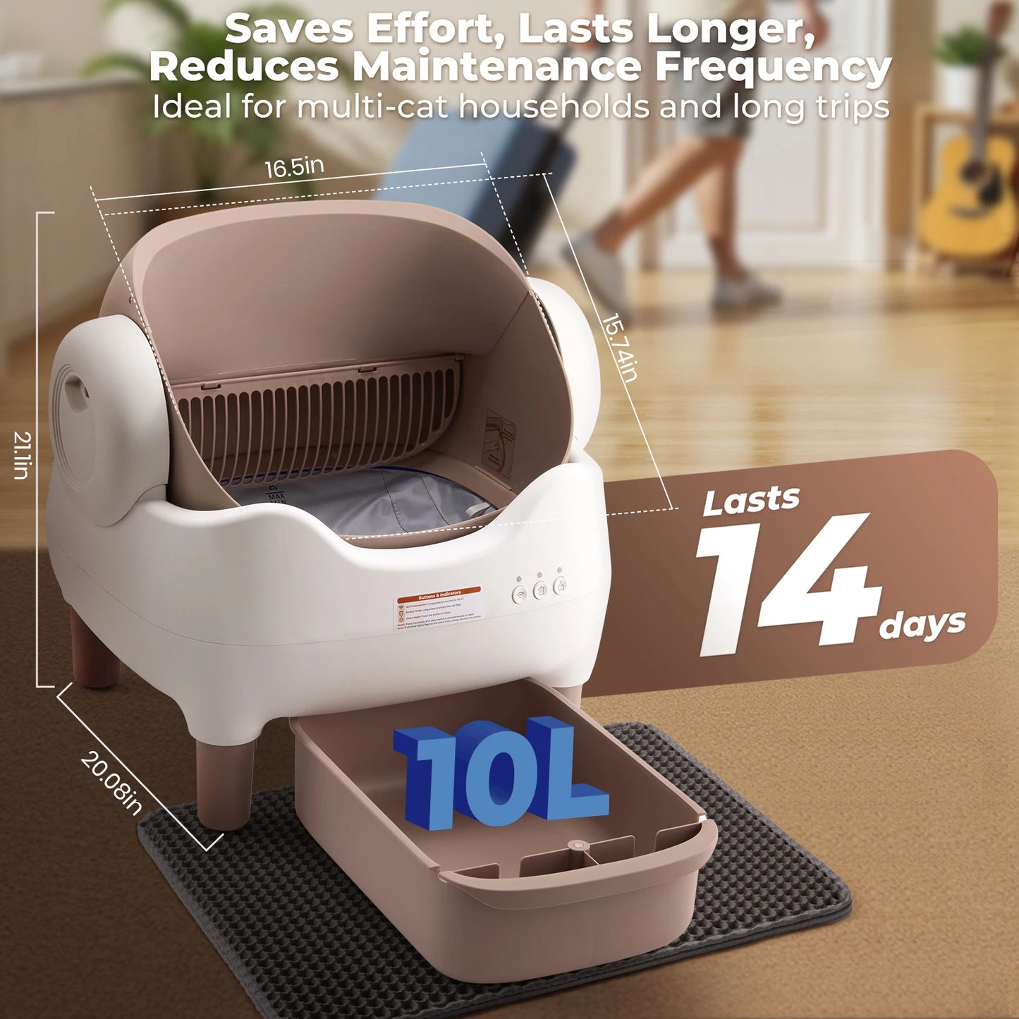 Automatic Self-Cleaning Cat Litter Box™